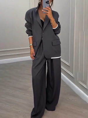 Conjunto Blazer estilo deportivo