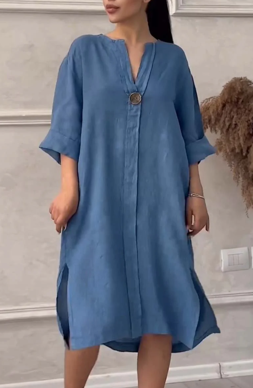 Vestido de Lino Natural