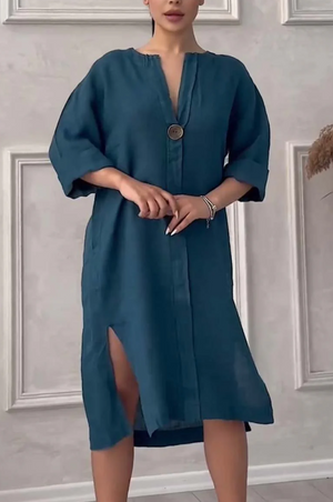 Vestido de Lino Natural