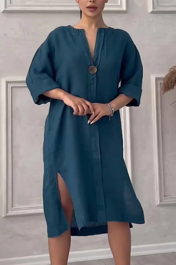 Vestido de Lino Natural