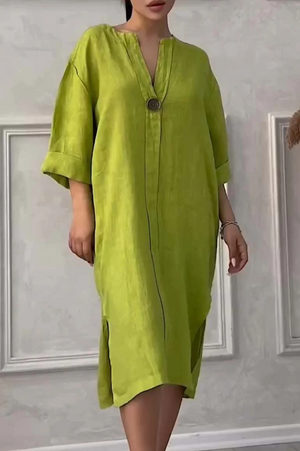 Vestido de Lino Natural