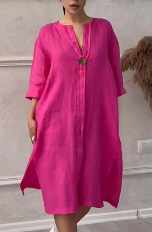 Vestido de Lino Natural