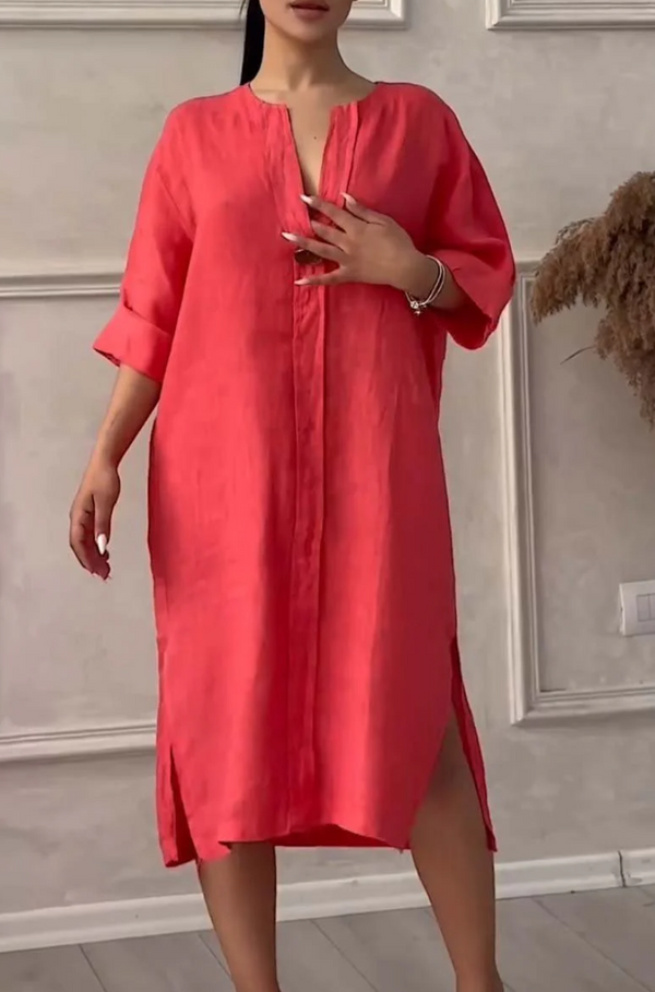 Vestido de Lino Natural