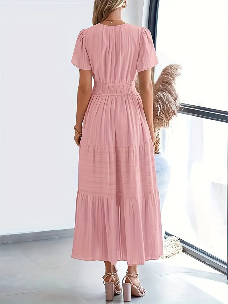 Vestido Largo de Volantes – Chic de Verano