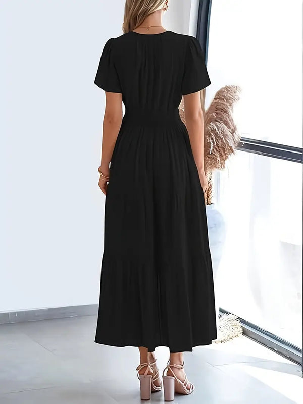 Vestido Largo de Volantes – Chic de Verano