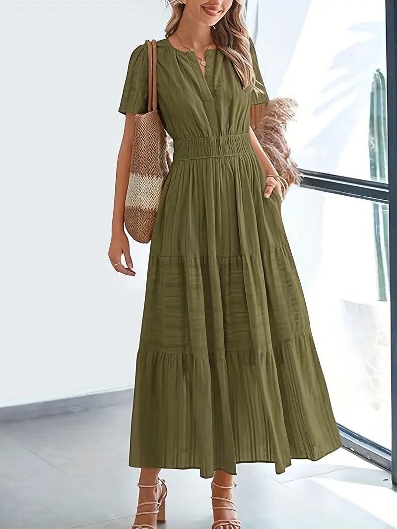 Vestido Largo de Volantes – Chic de Verano