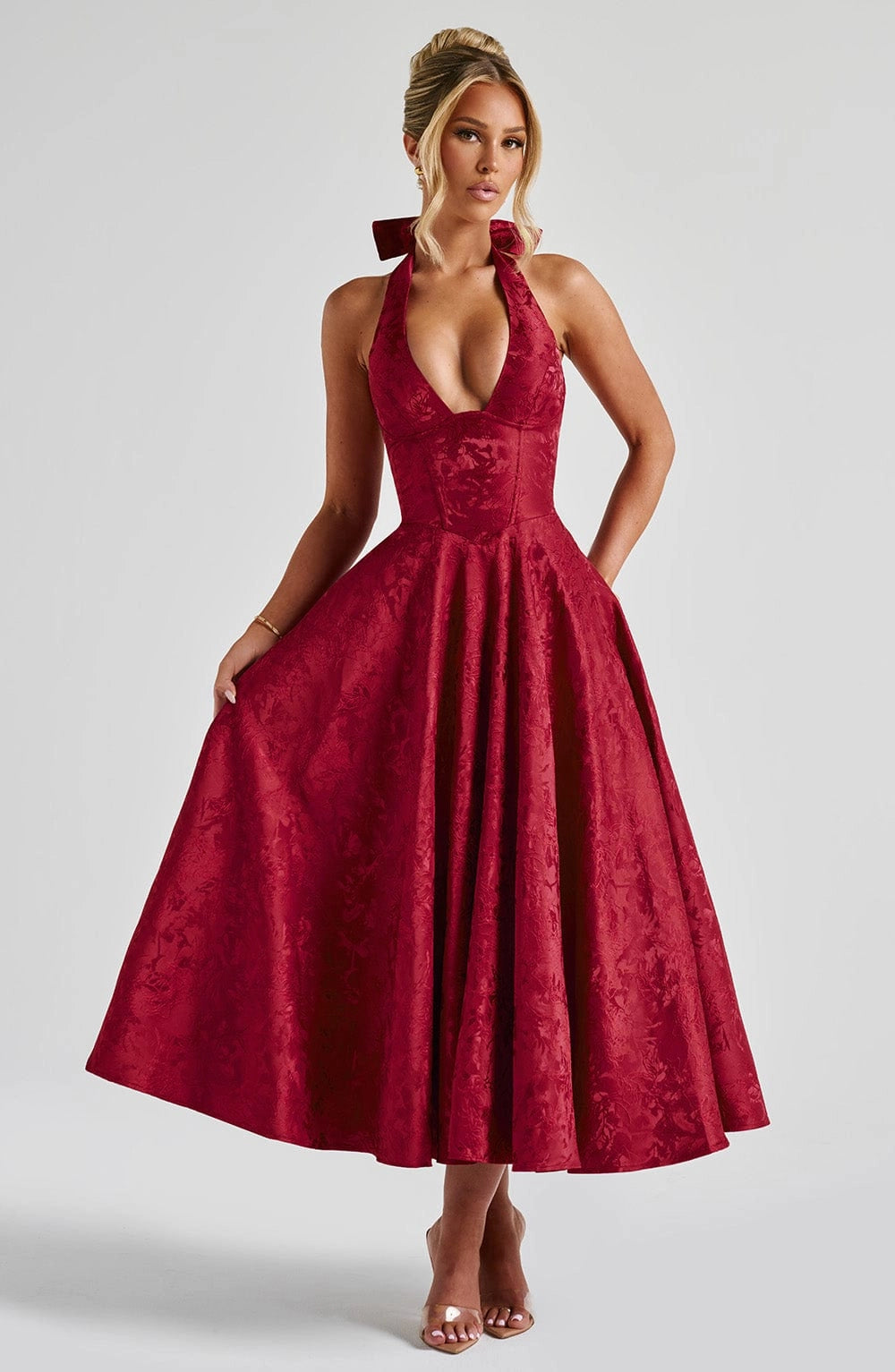 Vestido midi Effie