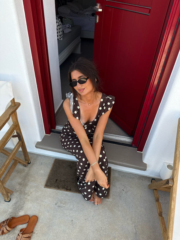 Vestido Luna Con Lunares