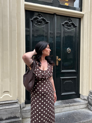 Vestido Luna Con Lunares