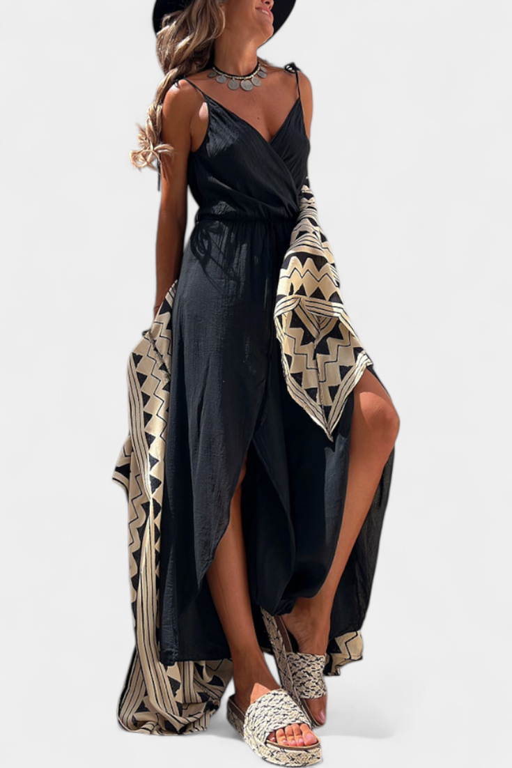 Donatila Mono con Pierna Amplia y Cintura Elástica