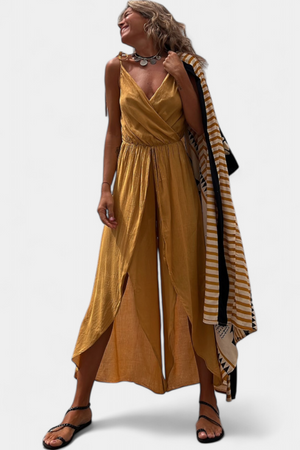 Donatila Mono con Pierna Amplia y Cintura Elástica