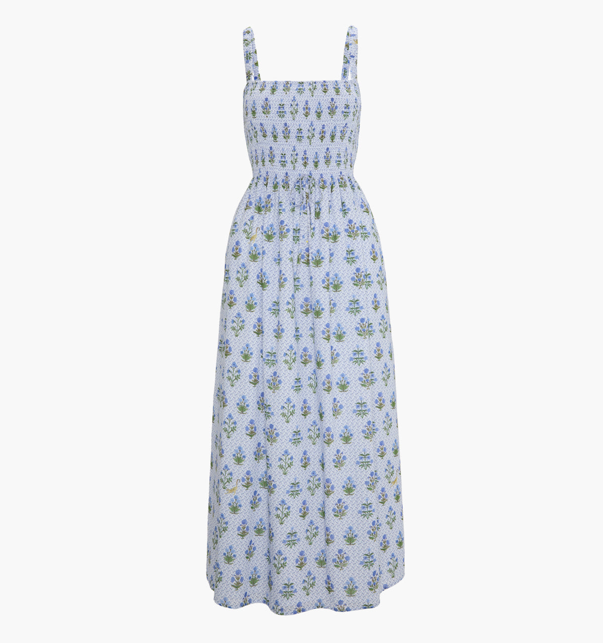 Vestido Anita Nap - Estampado de bloques azules