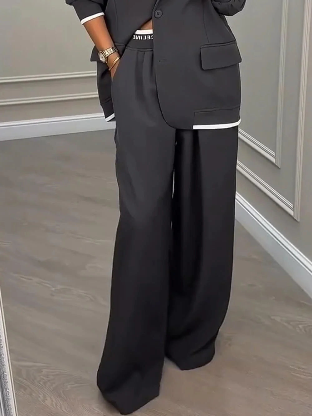 Conjunto Blazer estilo deportivo