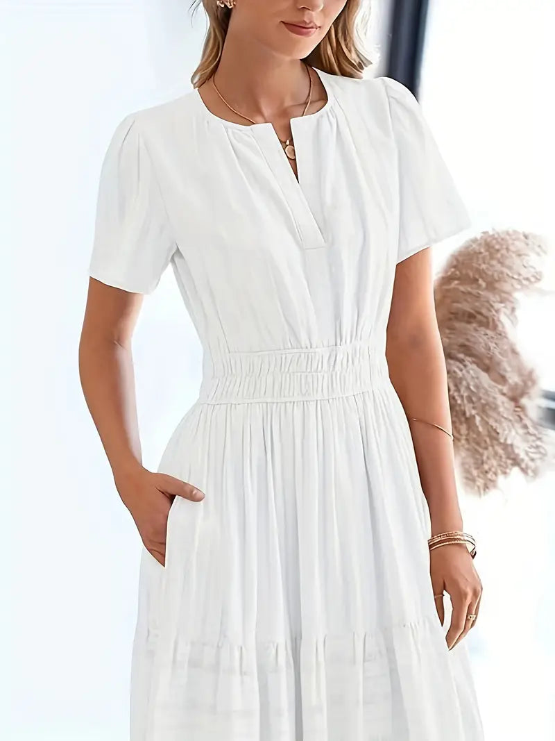 Vestido Largo de Volantes – Chic de Verano