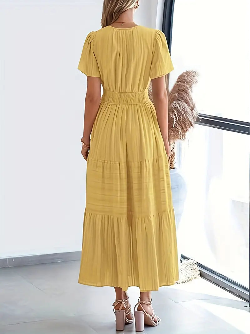 Vestido Largo de Volantes – Chic de Verano