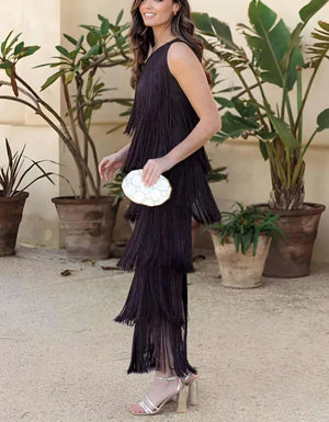 Vestido de Flecos Fiona