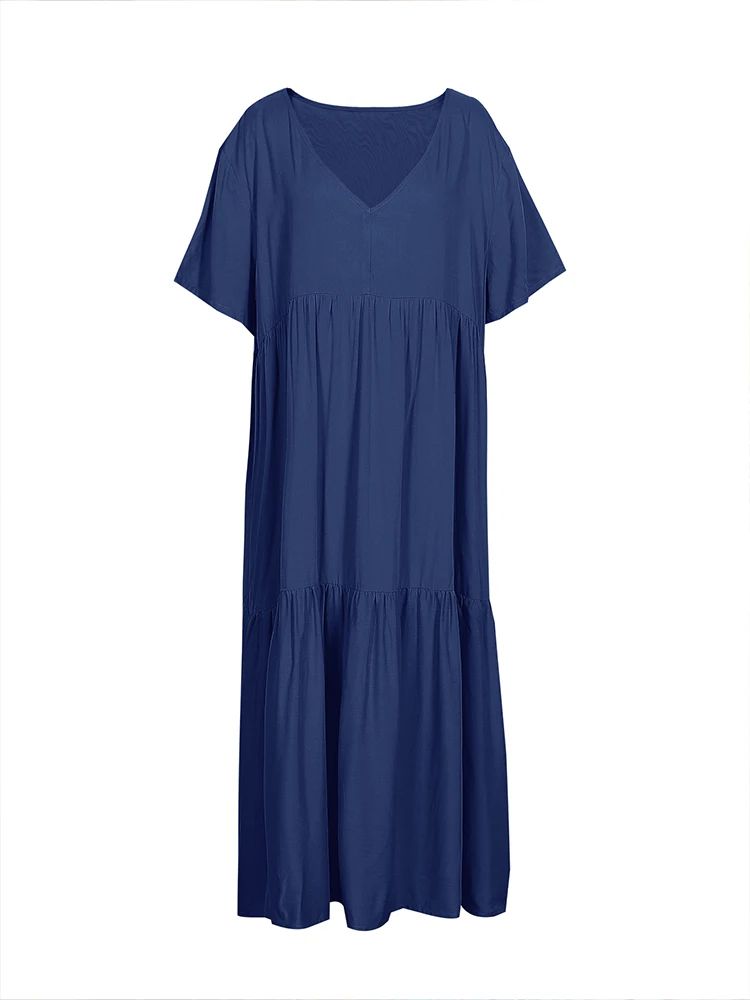 Vestido Boho Suelto De Verano