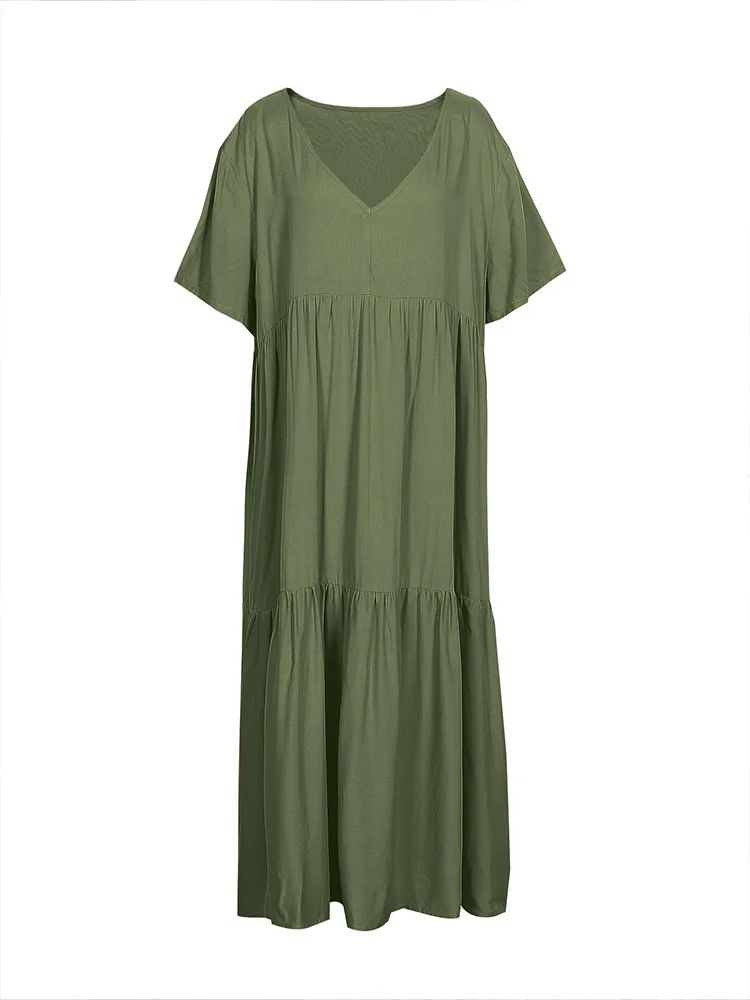Vestido Boho Suelto De Verano