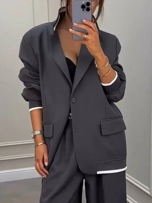 Conjunto Blazer estilo deportivo