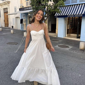 Soleia | Vestido Largo De Popelina