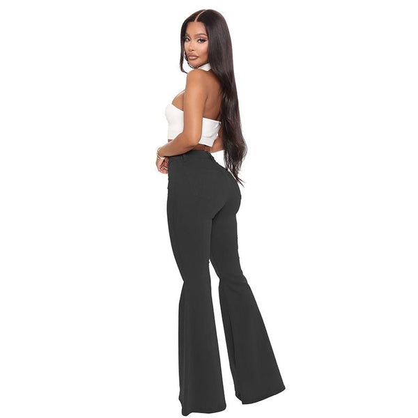 Flare Sofía | Pantalón Stretch de Cintura Alta