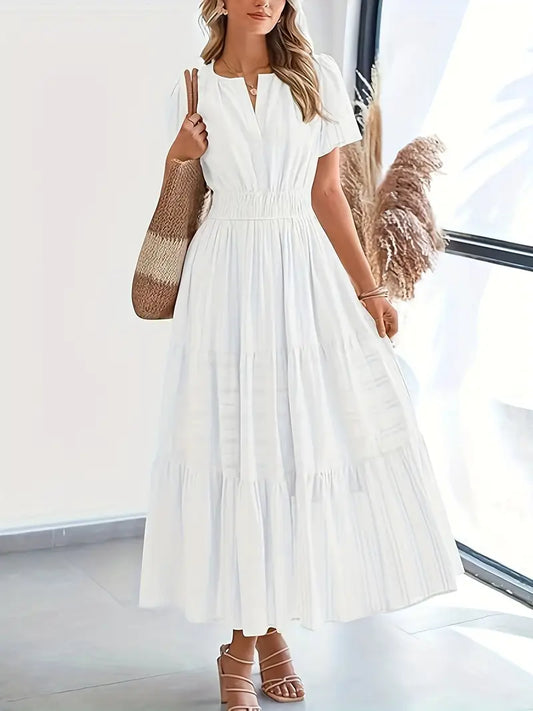 Vestido Largo de Volantes – Chic de Verano