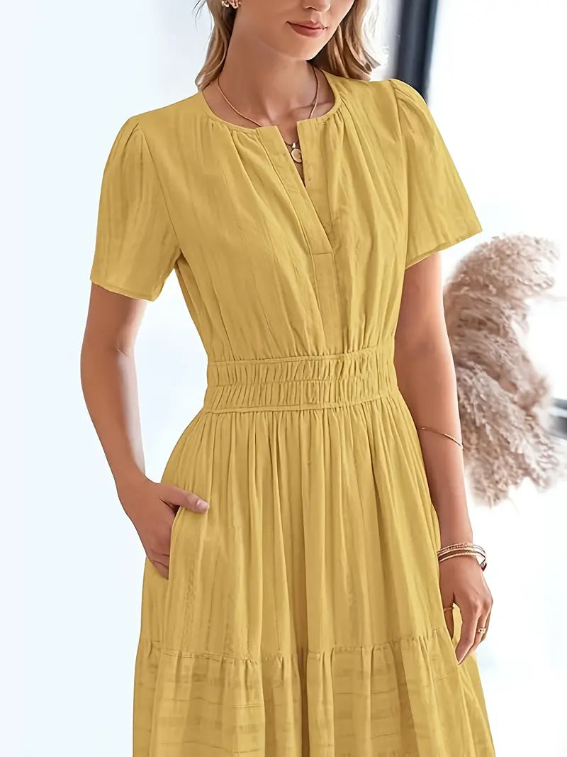 Vestido Largo de Volantes – Chic de Verano