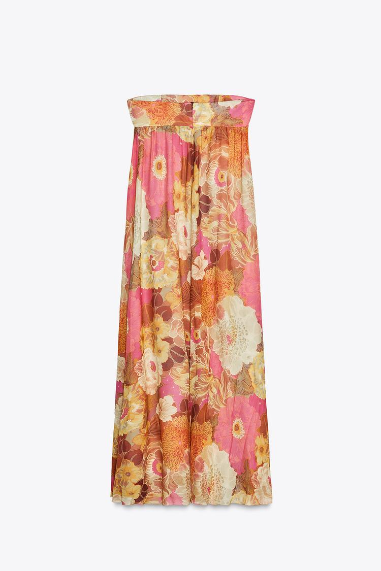 Isola | Vestido Largo Con Estampado Floral