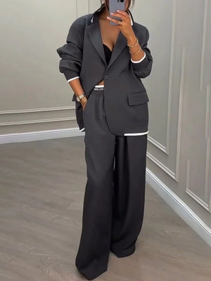 Conjunto Blazer estilo deportivo