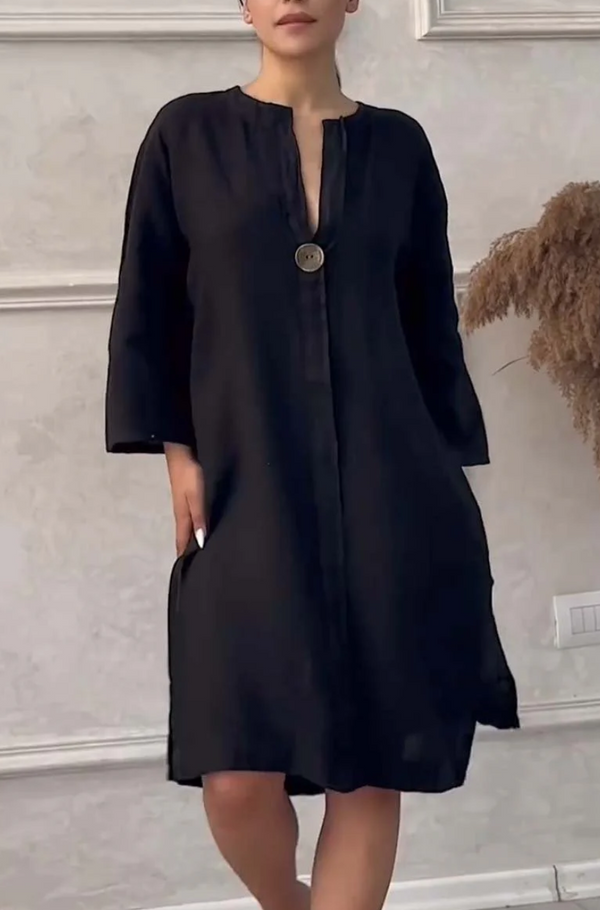 Vestido de Lino Natural