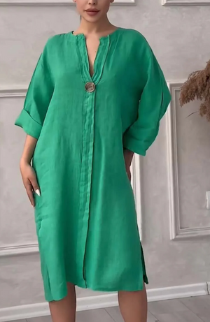 Vestido de Lino Natural