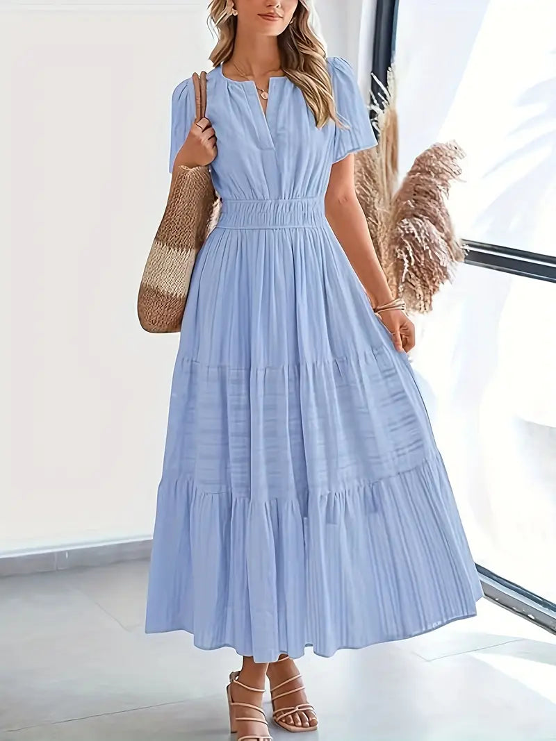 Vestido Largo de Volantes – Chic de Verano