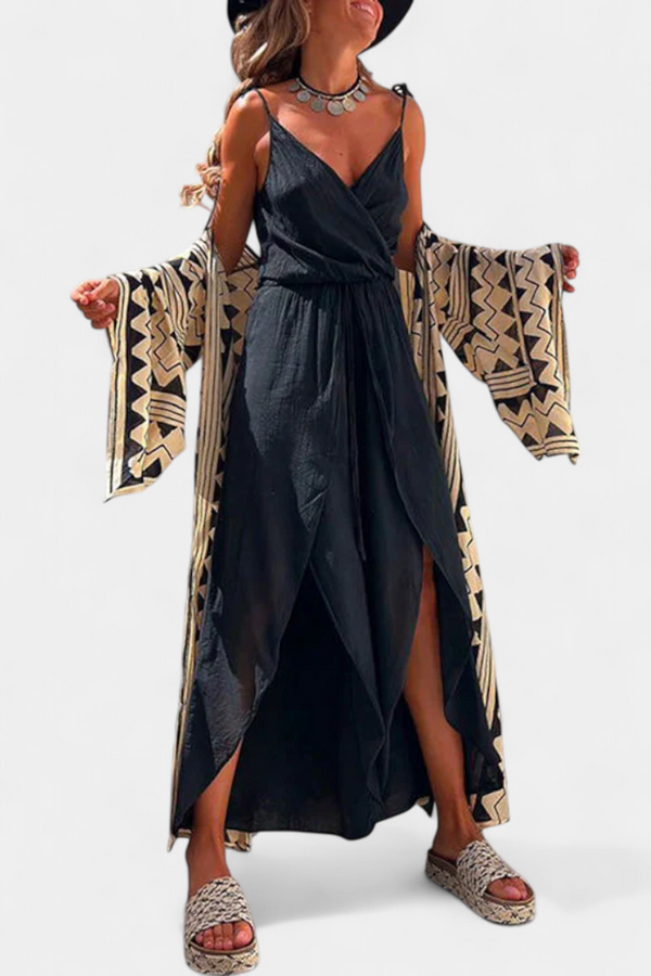 Donatila Mono con Pierna Amplia y Cintura Elástica