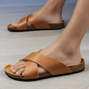 Sandalias Con Correas Cruzadas