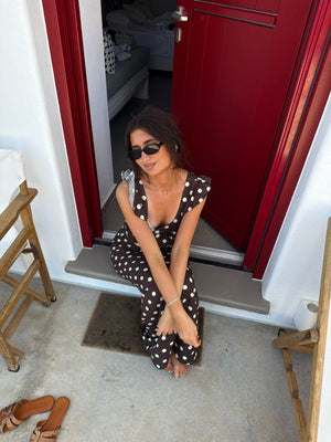 Vestido Luna Con Lunares