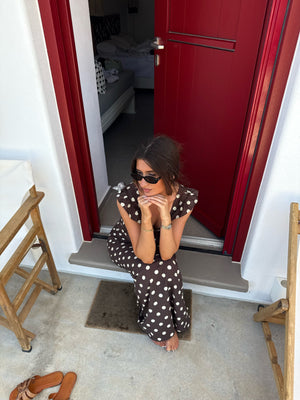 Vestido Luna Con Lunares