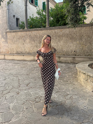 Vestido Luna Con Lunares