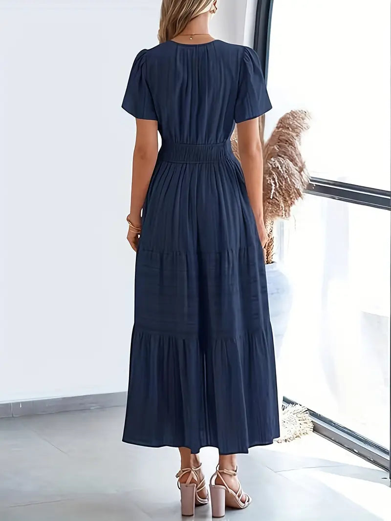 Vestido Largo de Volantes – Chic de Verano