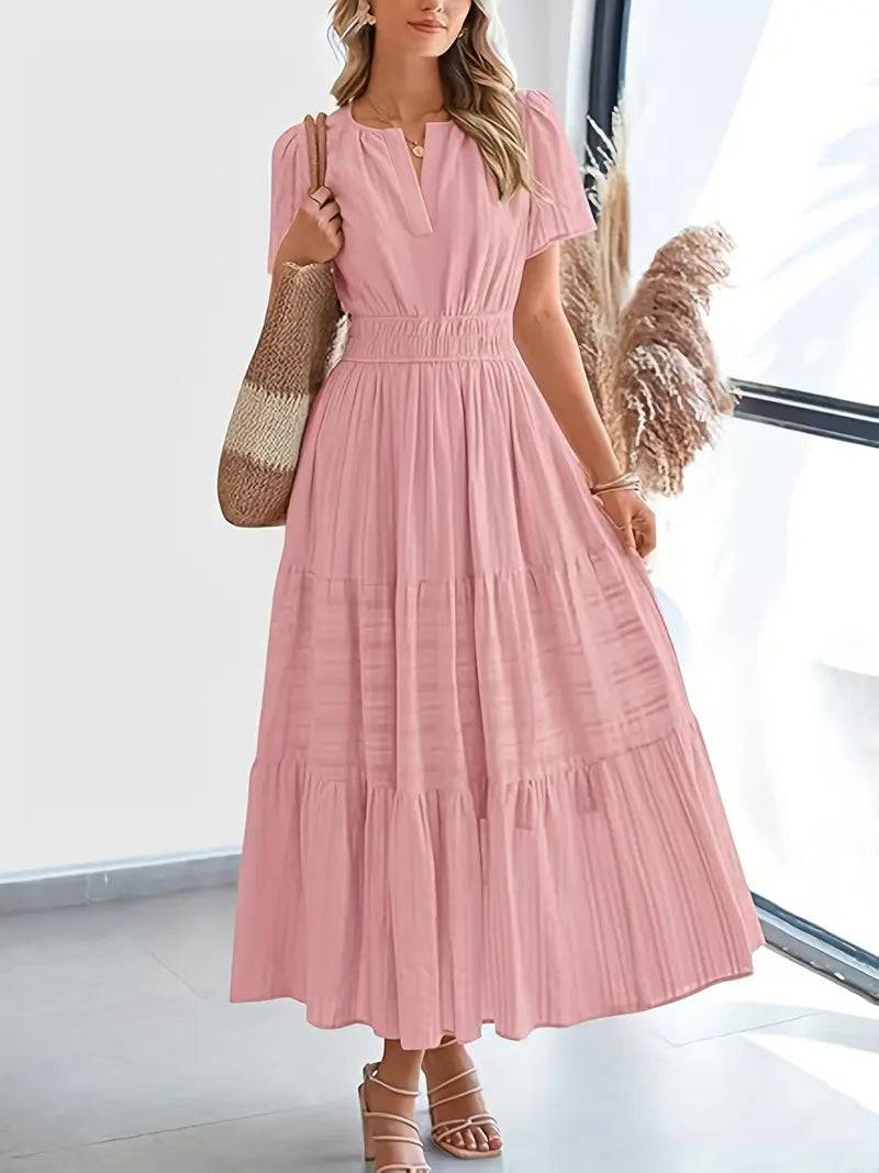Vestido Largo de Volantes – Chic de Verano