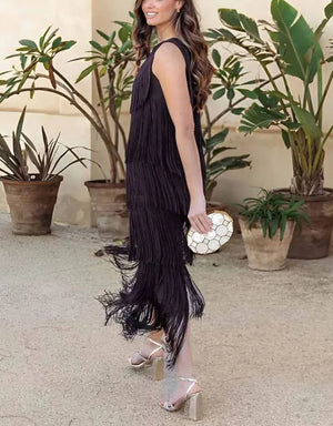 Vestido de Flecos Fiona