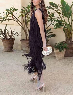 Vestido de Flecos Fiona