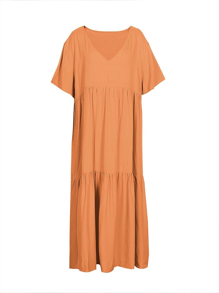 Vestido Boho Suelto De Verano