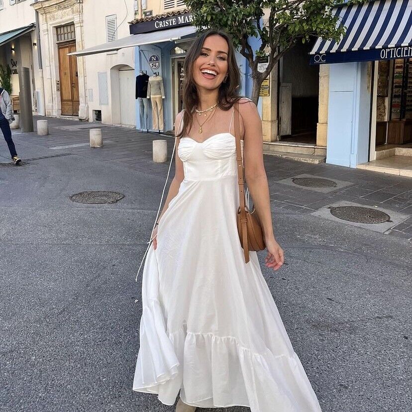 Soleia | Vestido Largo De Popelina