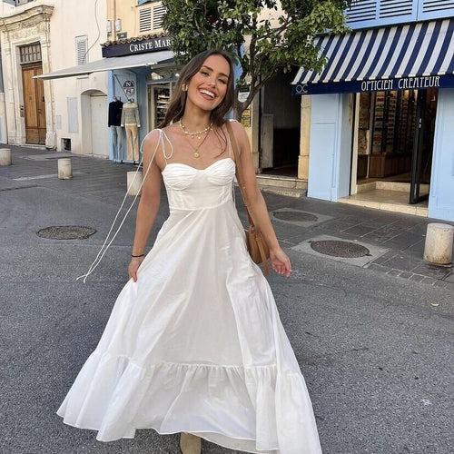 Soleia | Vestido Largo De Popelina