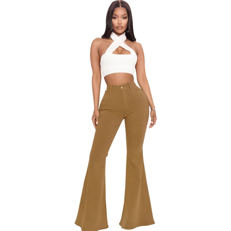 Flare Sofía | Pantalón Stretch de Cintura Alta