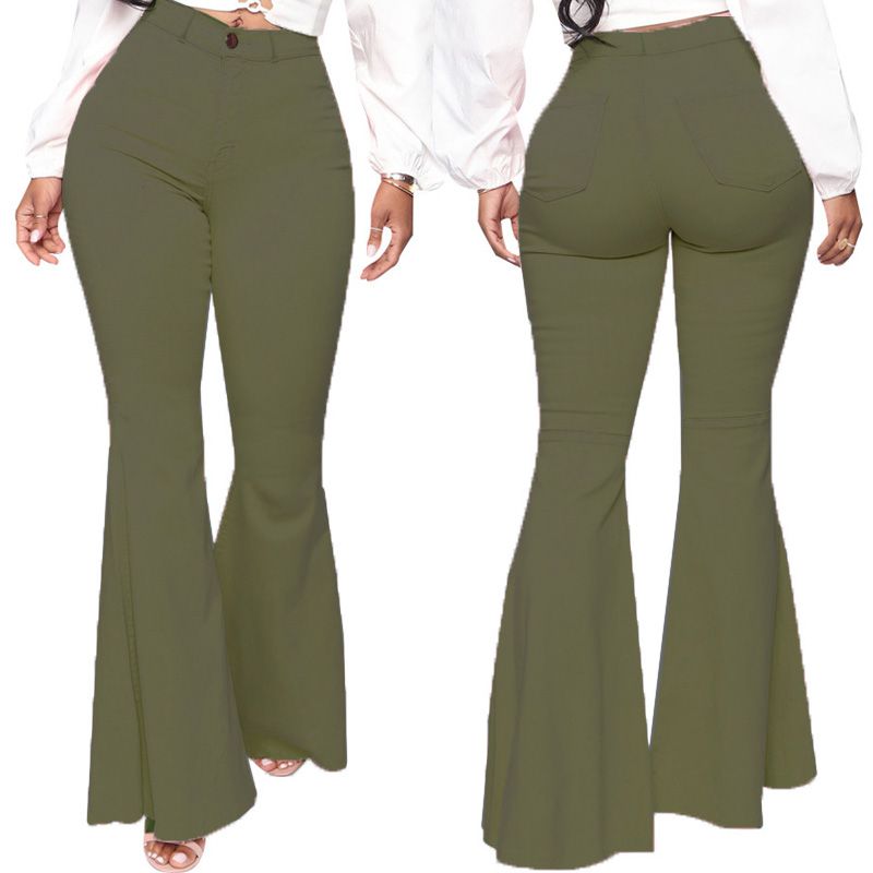 Flare Sofía | Pantalón Stretch de Cintura Alta