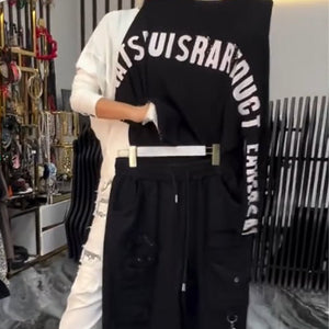 Conjunto Estampado de Letras